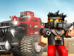 Játék Blocky Cars: Car Battle online