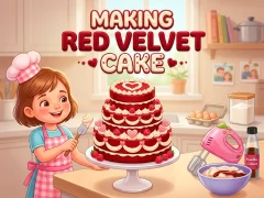 Játék Making Red Velvet Cake online