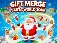 Játék Gift Merge Santa World Tour online