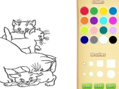 Játék Cats Coloring Book For Kids online