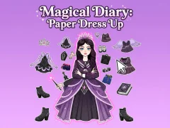 Játék Magical Diary: Paper Dress Up online