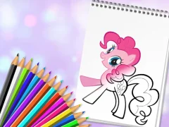 Játék Cute Pony Coloring Book online