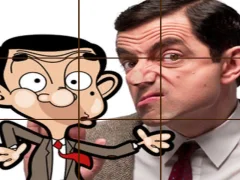Játék Mr Bean Tile Puzzle online