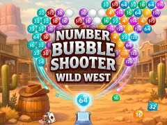 Játék Number Bubble Shooter Wild West online