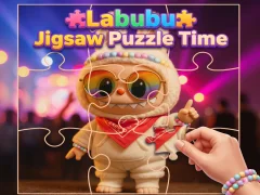 Játék Labubu Jigsaw Puzzle Time online