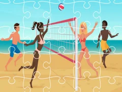 Játék Beach Volleyball Jigsaw online