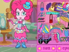 Játék My little pony Equestria Girls Pinkie Pie Dress Up online