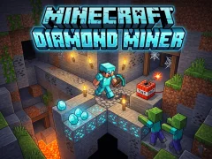 Játék Minecraft Diamond Miner online