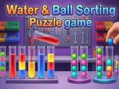 Játék Water & Ball Sorting Puzzle game online
