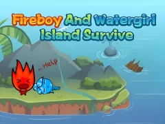 Játék Fireboy and Watergirl Island Survive online