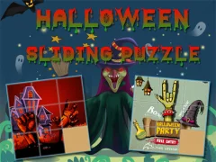 Játék Halloween Sliding Puzzle online