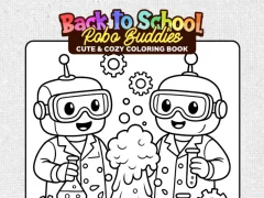 Játék Back to School: Robot Coloring Book online