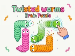 Játék Twisted worms Brain Puzzle online