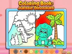 Játék Coloring Book: Jurassic Dinosaurs online