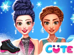 Játék Princess Winter Ice Skating Outfits online