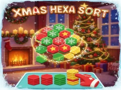 Játék Xmas Hexa Sort online