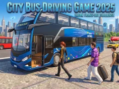 Játék City Bus Driving Game 2025 online