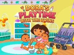 Játék Dora the Explorer Dora's Playtime with the Twins online