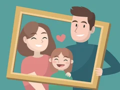 Játék Happy Family Puzzle online