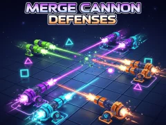 Játék Merge Cannon Defenses online