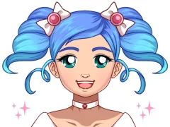 Játék Kawaii Magical Girl Dress Up Game online