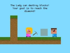 Játék Lady And Nubik Build And Dig online