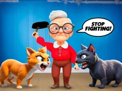Játék Cat and Granny online