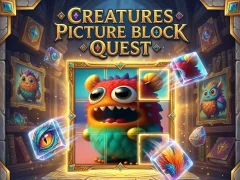 Játék Creatures Picture Block Quest online