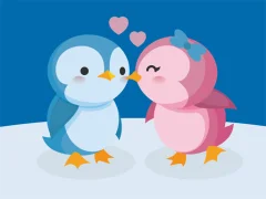 Játék Cute Penguin Puzzle online