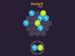 Játék Make 5 Hexa online