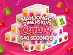 Játék Mahjongg Dimensions Candy 640 seconds online
