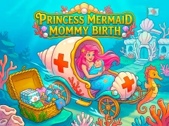 Játék Princess Mermaid Mommy Birth online