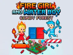 Játék Fire Girl and Water Boy Candy Forest online