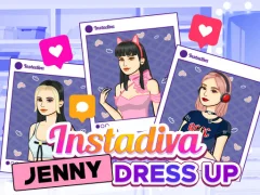 Játék Instadiva Jenny Dress Up online