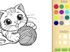 Játék Cat Coloring Book online