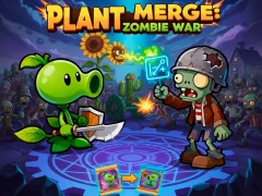 Játék Plant Merge: Zombie War online
