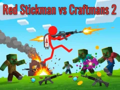 Játék Red Stickman Vs Craftmans 2 online