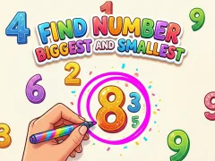 Játék Find Number Biggest and Smallest online