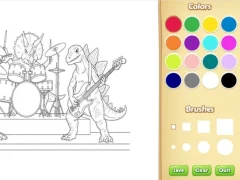 Játék Dinosaur Coloring Book For Kids online