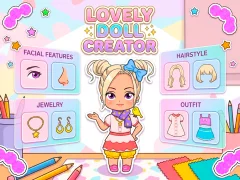 Játék Lovely Doll Creator online