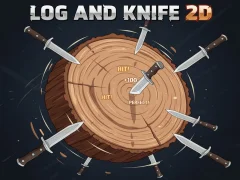 Játék Log And Knife 2D online