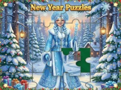 Játék New Year Puzzles online