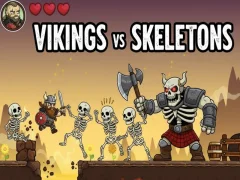 Játék Vikings Vs Skeletons online