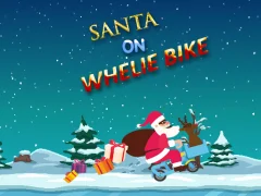 Játék Santa On Wheelie Bike online