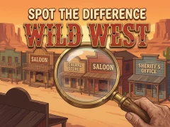 Játék Spot The Difference Wild West online