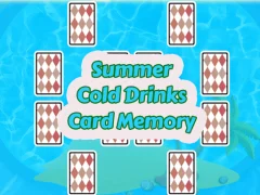 Játék Summer Cold Drinks Card Memory online