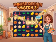 Játék House Design Match 3 online
