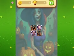 Játék Halloween Witch Memory Match online