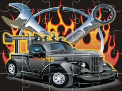 Játék Hot Rod Jigsaw online