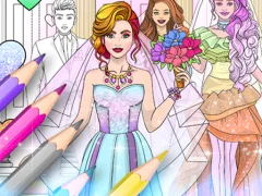 Játék Wedding Coloring Dress Up online